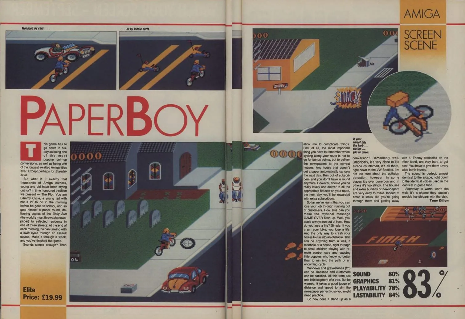 Paperboy [Amiga] - Commodore Corner - SNES Forum